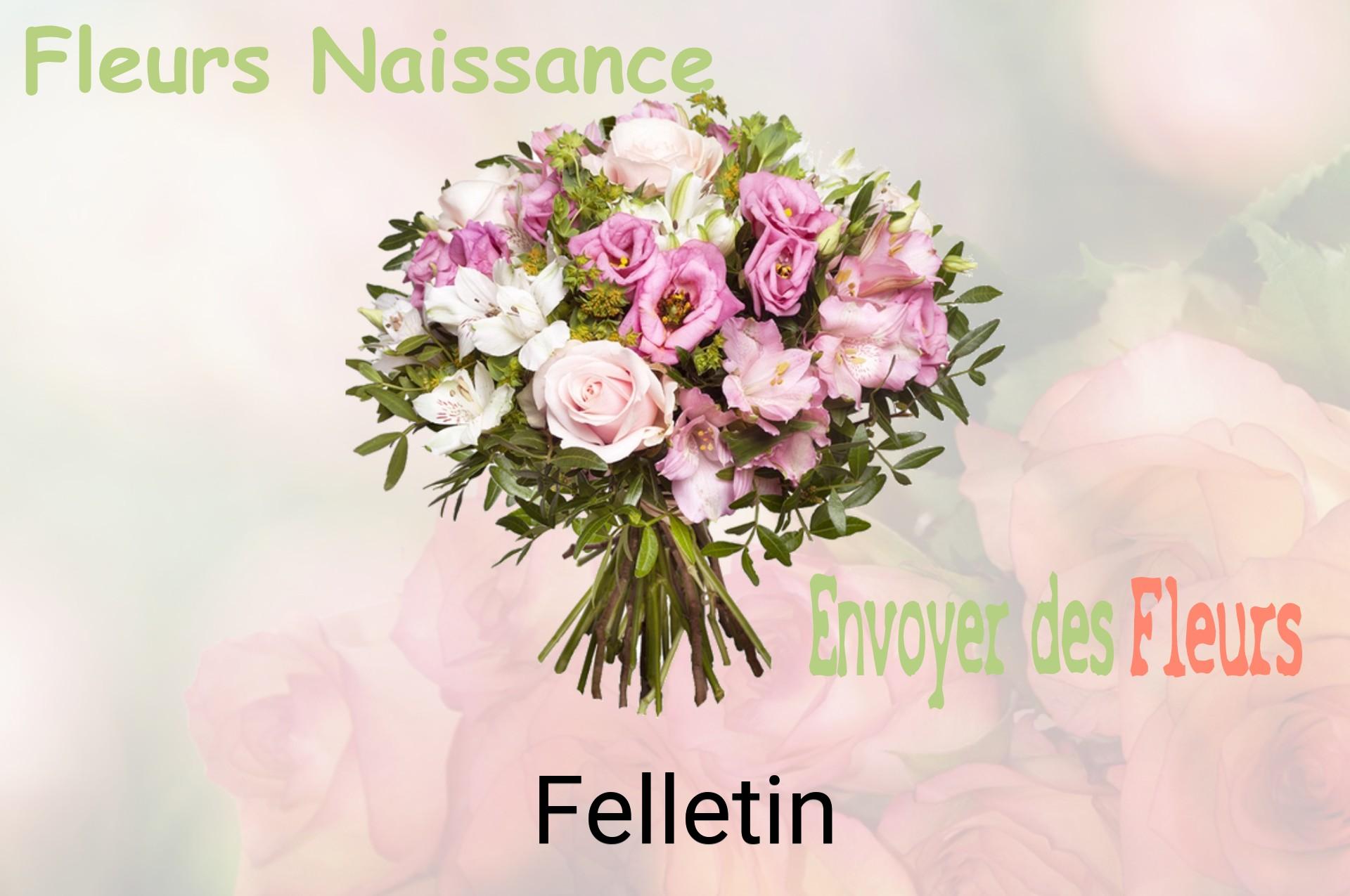 Bouquet de fleurs de naissance livré à Felletin